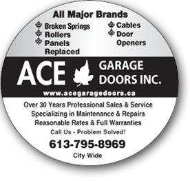 Ace Garage Doors advertisement